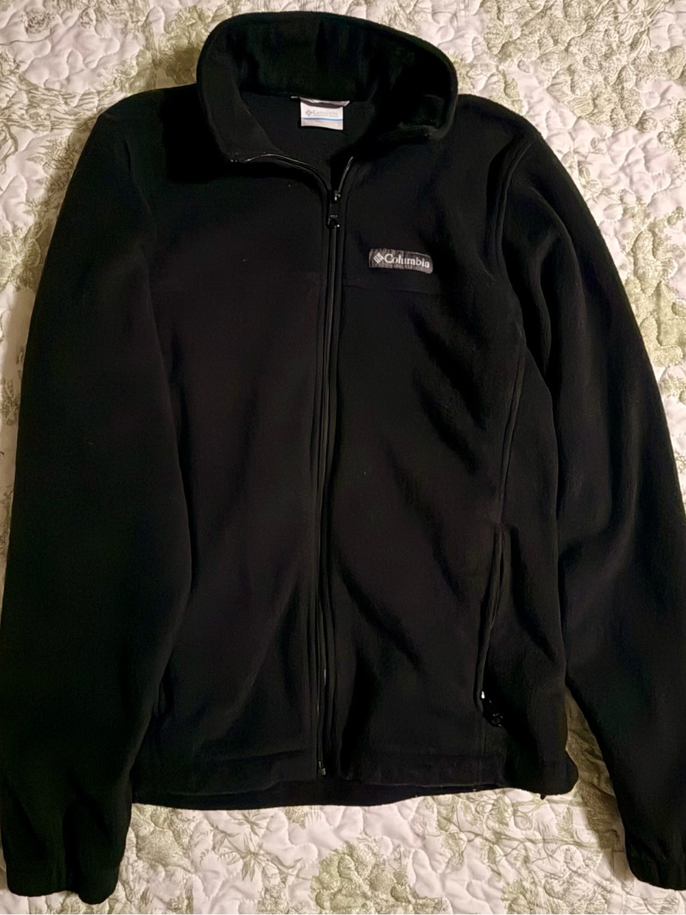 Columbia Black Lightweight Full-Zip Fleece Jacket